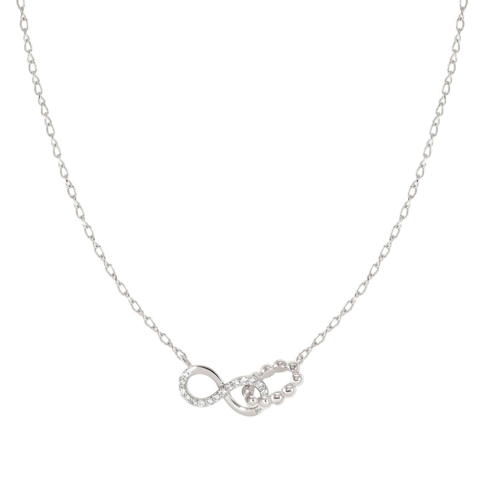Nomination Lovecloud Silver CZ Infinity Necklace